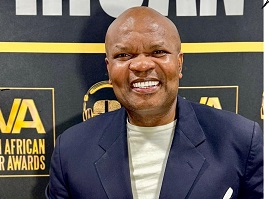 Wilson at the TVSA awards